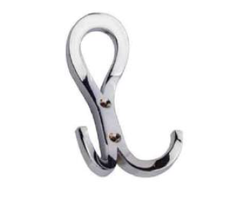 Мебельный крючок двухрожковый TL 11.30023 - TL 11.30027, TL 11.30030